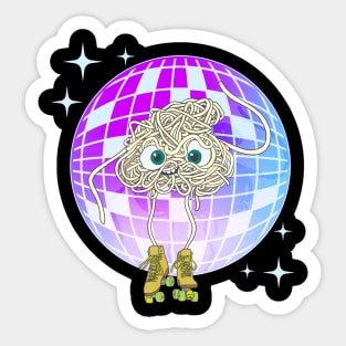 Spaghetti Roller Disco Sticker